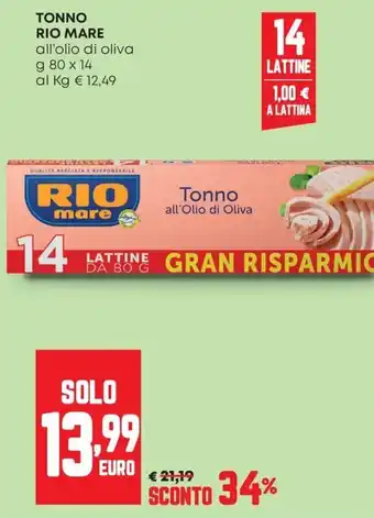 Tonno Rio Mare all’olio di oliva