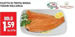 Panorama Filetto di trota iridea Tesori dell'Arca offerta