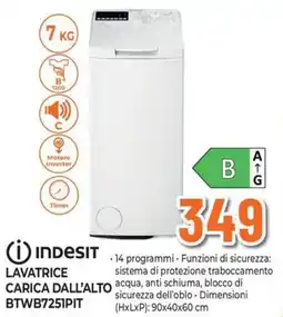 Extracoop Indesit lavatrice carica dall'alto offerta