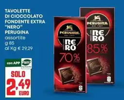 Panorama Tavolette di cioccolato fondente extra Nero Perugina offerta
