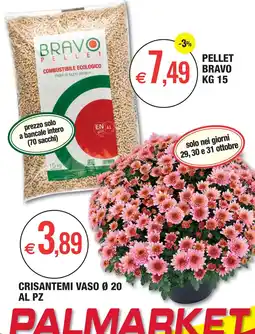 Palmarket Pellet Bravo offerta