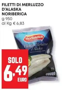 Panorama Filetti di Merluzzo d'Alaska Noriberica offerta