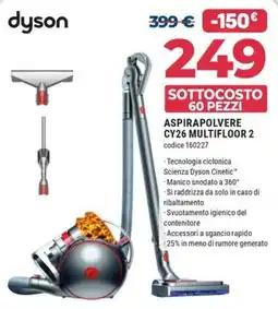 Sinergy Dyson Aspirapolvere Cy26 Multifloor 2 offerta