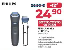 Sinergy Philips regolabarba offerta