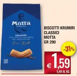 Palmarket Biscotti krumiri classici Motta offerta