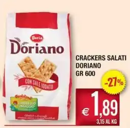 Palmarket Crackers salati Doriano offerta