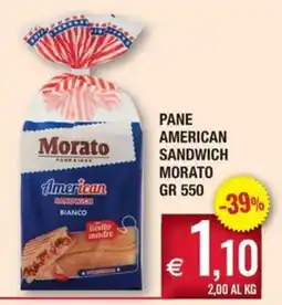 Palmarket Pane American Sandwich Morato offerta