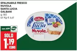 Panorama Spalmabile fresco Nuvola Santa Lucia Galbani offerta
