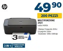 Sinergy Hp multifunzione 2921 offerta