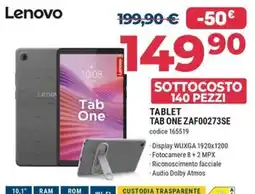 Sinergy Lenovo Tab One offerta
