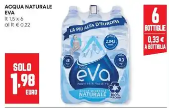 Acqua naturale Eva