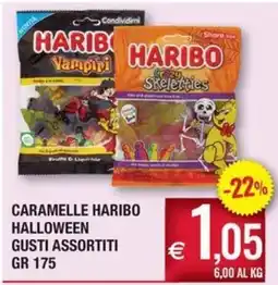 Palmarket Caramelle Haribo Halloween gusti assortiti offerta