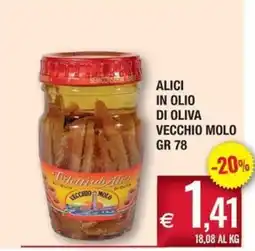 Palmarket Filletti di Alici Vecchio Molo offerta