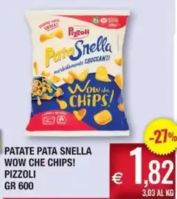 Palmarket Patate Pata Snella Wow Che Chips! Pizzoli offerta
