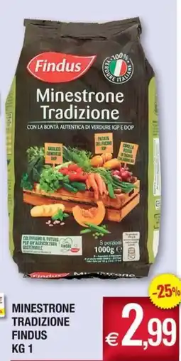 Palmarket Minestrone Tradizione Findus offerta