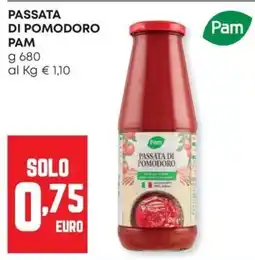 Panorama Passata di pomodoro Pam offerta