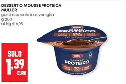 Panorama Dessert proteico Müller offerta