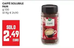 Panorama Caffè solubile Pam offerta