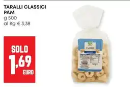 Panorama Taralli classici Pam offerta