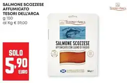 Panorama Salmone scozzese affumicato con legno di faggio offerta