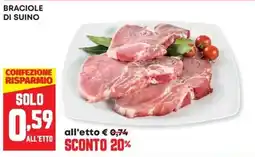 Panorama Braciole di suino offerta