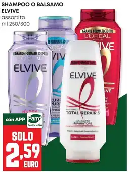 Panorama Shampoo o balsamo Elvive offerta
