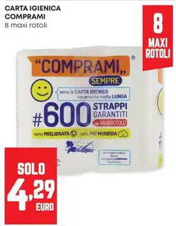 Panorama Carta igienica Comprami offerta