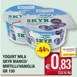 Palmarket Yogurt Mila Skyr Bianco offerta