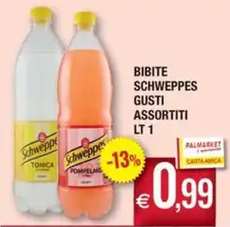 Palmarket Bibite Schweppes gusti assortiti offerta