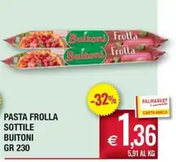 Palmarket Pasta frolla sottile Buitoni offerta