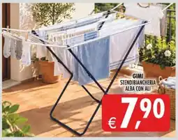 Deco Maxistore Gimi stendibiancheria alba con ali offerta