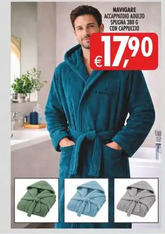 Navigare accappatoio adulto