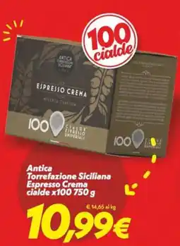 Iper Super Conveniente Antica Torrefazione Siciliana Espresso Crema offerta