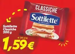Iper Super Conveniente Sottilette Classiche offerta