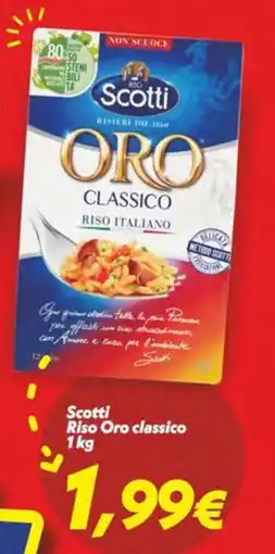 Iper Super Conveniente Scotti Riso Oro classico offerta