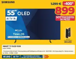 Sinergy Samsung Smart TV OLED 55S8 offerta
