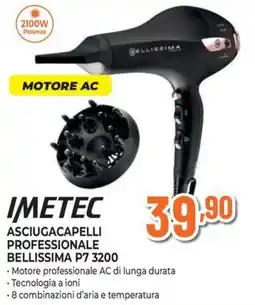 Extracoop Imetec asciugacapelli professionale bellissima p7 3200 offerta