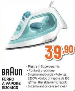 Extracoop Braun ferro a vapore si304igr offerta