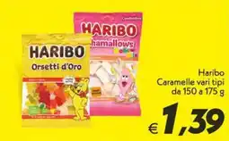 Iper Super Conveniente Haribo Caramelle vari tipi offerta