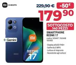 Sinergy Smartphone Redmi 17 offerta