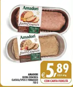 Deco Maxistore Amadori Buona Domenica offerta