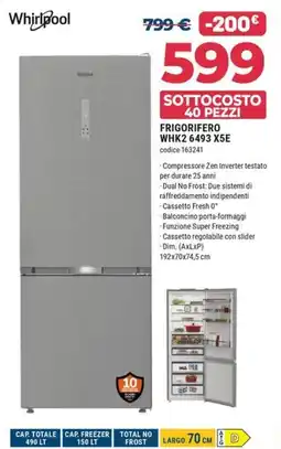 Sinergy Frigorifero Whirlpool offerta