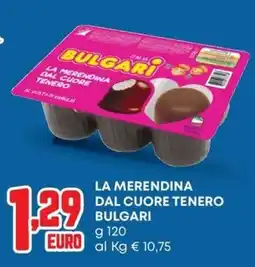 Panorama La merendina dal cuore tenero Bulgari offerta