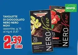 Panorama Tavolette di cioccolato nero nero novi offerta
