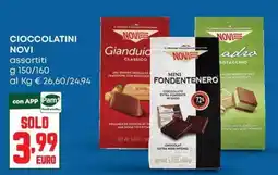 Panorama Cioccolatini Novi assortiti offerta