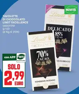 Panorama Tavolette di cioccolato Lindt Excellence assortite offerta
