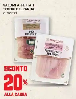 Panorama Salumi affettati Tesori dell'Arca assortiti offerta
