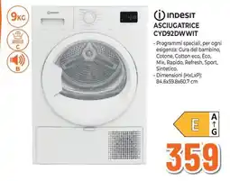 Extracoop Indesit asciugatrice CYD92DWWIT offerta