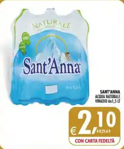 Deco Maxistore Acqua naturale Sant'Anna offerta