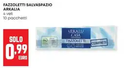 Panorama Fazzoletti salvaspazio Arkalia offerta